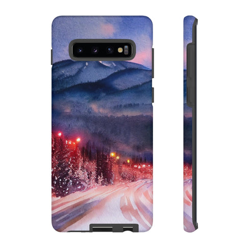 Christmas in Vail Colorado - Impact Resistant Phone Case Samsung Galaxy S10 Plus Matte